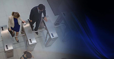 Torniquete de control de acceso peatonal